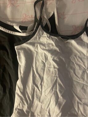 H&M Black & White Reversible Camisole Tank